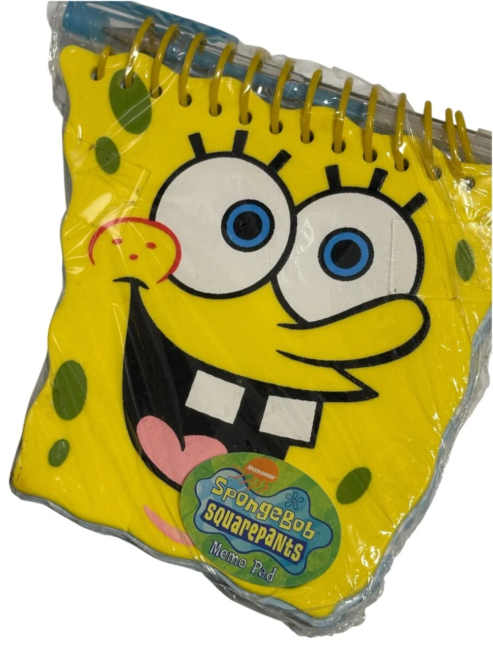 Vintage 2002 SpongeBob Squarepants Memo Pad NEW Sealed with Pen